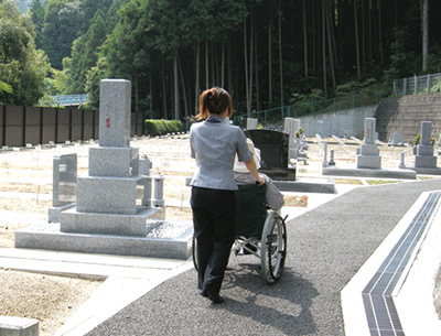 段差のない区画